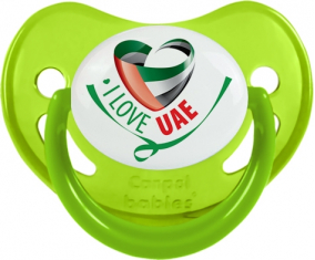 Me encanta el suceto fisiológico de los Emiratos Árabes Unidos Fosforescente Verde
