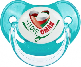 I Love Oman : Chupete fisiológico personnalisée