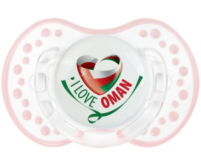 I Love Oman Lollipop lovi dynamic clásico retro-blanco-rosa-tierno