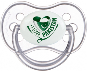 Me encanta Pakistán Clásico Transparente Anatómico Lollipop
