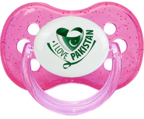 Me encanta Pakistán Tetine Cherry Glitter