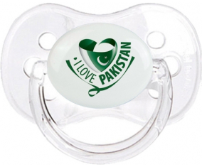 Me encanta Pakistán Tetine Cherry Transparent Classic