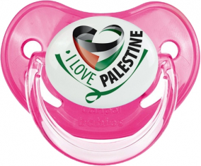 Me encanta Palestina Tétine Fisiológica Rosa Clásica