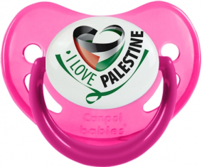 Me encanta palestina tetina rosa fisiológica fosforescente