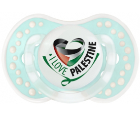 I Love Palestine Sucete lovi dynamic clásico retro-turquesa-laguna