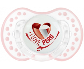 I Love Peru Lollipop lovi dynamic clásico retro-blanco-rosa-tierno