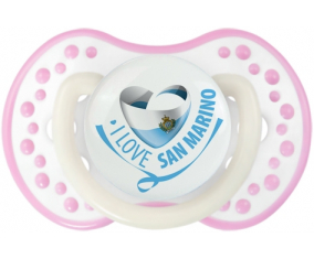 Me encanta San Marino lovi dynamic fosforescente blanco-rosa