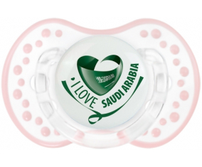 I Love Saudi Arabia Lollipop lovi dynamic clásico retro-blanco-rosa-tierno