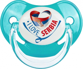 Me encanta Serbia Clásico Piruleta Fisiológica Azul