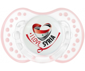 I Love Syria Sucete lovi dynamic clásico retro-blanco-rosa-tierno