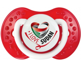 Me encanta Sudán lovi dynamic clásico lollipop blanco-rojo