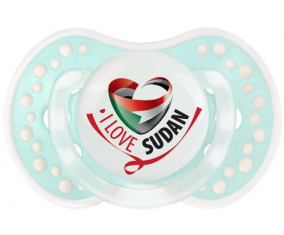 I Love Sudan Lollipop lovi dynamic clásico retro-turquesa-laguna