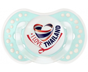 I Love Thailand Tetine lovi dynamic clásico retro-turquesa-laguna