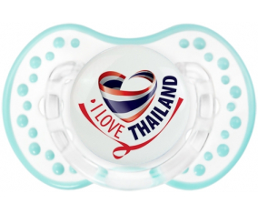 I Love Thailand Tetine lovi dynamic clásico retro-laguna blanca