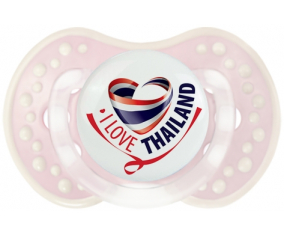 I Love Thailand Tetine lovi dynamic clásico retro-rosa-tierno