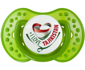 I Love Tajakistan : Chupete LOVI Dynamic personnalisée