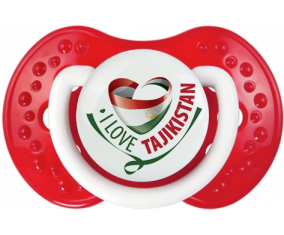 Me encanta Tajakistan Lollipop lovi dynamic Clásico Blanco-Rojo