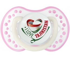Me encanta Tajakistan Lollipop lovi dynamic Fosforescente Rosa Blanca