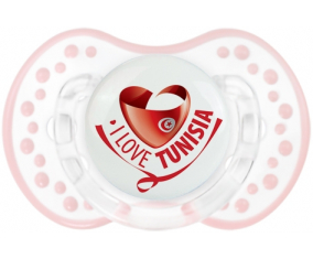 I Love Tunisia Lollipop lovi dynamic clásico retro-blanco-rosa-tierno