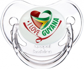 Me encanta Guyana Classic Transparent Physiological Lollipop