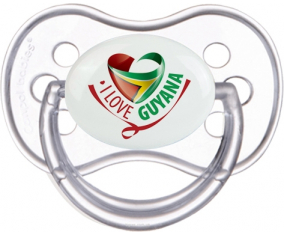 Me encanta Guyana Classic Transparent Anatómico Lollipop