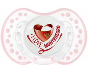 I Love Montenegro Lollipop lovi dynamic clásico retro-blanco-rosa-tierno