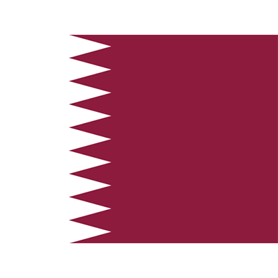 Bandera Oficial de Catar, ideal para complementar artículos de bebé en chupete-bebe.com. Perfecto para los pequeños fans del fút