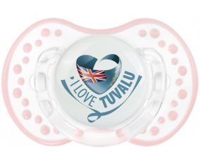 I Love Tuvalu Lollipop lovi dynamic clásico retro-blanco-rosa-tierno