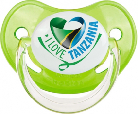 Me encanta Tanzania Clásico Piruleta Fisiológica Verde