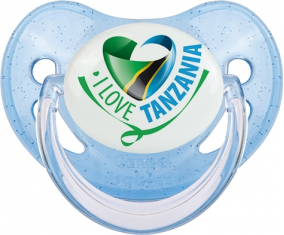 Me encanta Tanzania lentejuelas azules Piruleta Fisiológica