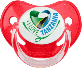 Me encanta Tanzania Lentejuelas Rojas Piruleta Fisiológica