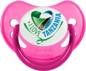 Me encanta Tanzania Piruleta Piruleta Rosa Fosforescente