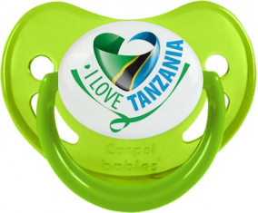 Me encanta Tanzania fosforescente verde piruleta fisiológica