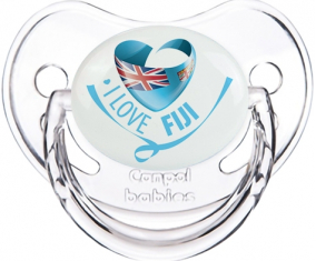 Me encanta Fiji Classic Transparent Physiological Lollipop