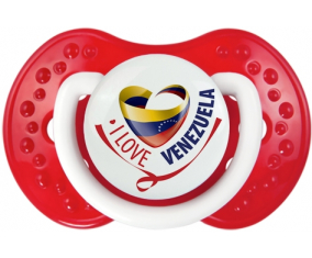 Me encanta Venezuela lovi dynamic clásico lollipop blanco-rojo