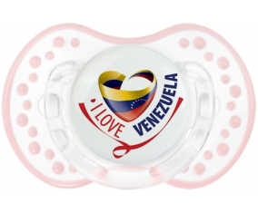 I Love Venezuela Lollipop lovi dynamic clásico retro-blanco-rosa-tierno