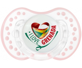 I Love Grenada Sucete lovi dynamic clásico retro-blanco-rosa-tierno