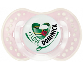 I Love Dominica Lollipop lovi dynamic clásico retro-rosa-tierno