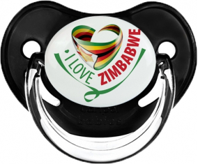 Me encanta Zimbabue Clásico Negro Fisiológico Lollipop