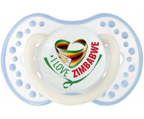 Me encanta Zimbabue lovi dynamic clásico lollipop blanco-cian