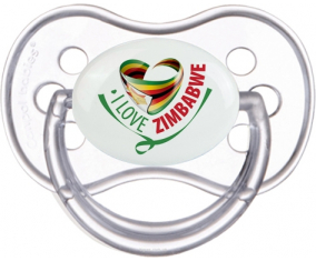 Me encanta Zimbabue Clásico Transparente Anatómico Lollipop
