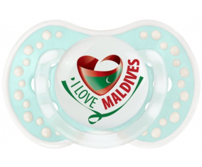 I Love Maldives Sucete lovi dynamic clásico retro-turquesa-laguna