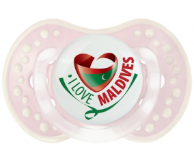 I Love Maldives Sucete lovi dynamic clásico retro-rosa-tierno