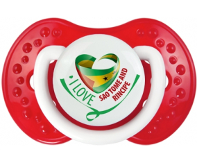 Me encanta Santo Tomé y Rincipe lovi dynamic Clásico Blanco-Rojo