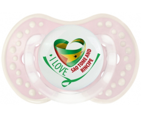 I Love Sao Tome y Rincipe Lollipop lovi dynamic clásico retro-rosa-tierno