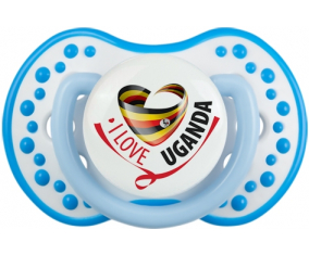 Me encanta Uganda lovi dynamic fosforescente azul-azul