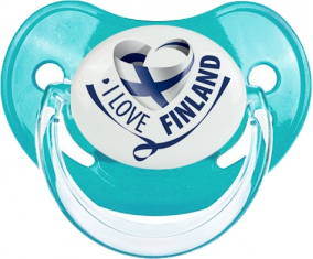 Me encanta Finlandia Clásico Azul Fisiológico Tetina