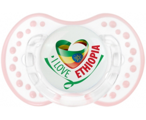 I Love Ethiopia lovi dynamic clásico retro-blanco-rosa-tierno