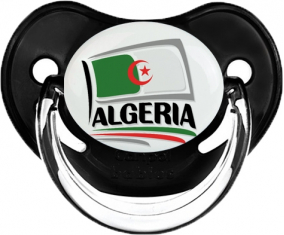 Diseño de bandera de Argelia 1 Piruleta Fisiológica Negra Clásica
