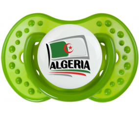 Argelia Flag diseño 1: Chupete Lovi dynamic personnalisée